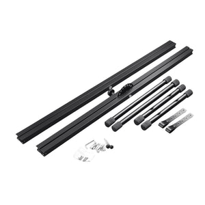 Stativ orga dublu forma X reglabil, 65-100 cm, sarcina maxima 60 kg, antialunecare, 5 trepte, negru