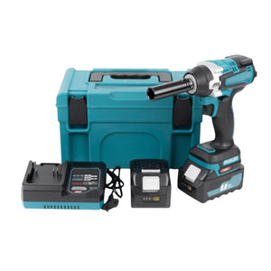 Masina de impact si insurubat, 2 acumulatori 48V 8.0Ah, 850Nm, 3500RPM, brushless, Albastru